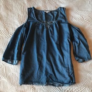 COLD SHOULDER 3/4 SLEEVE